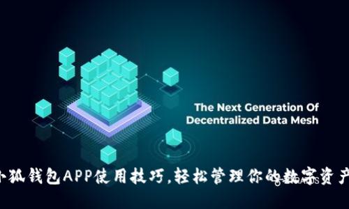 小狐錢包APP使用技巧，輕松管理你的數(shù)字資產(chǎn)！
