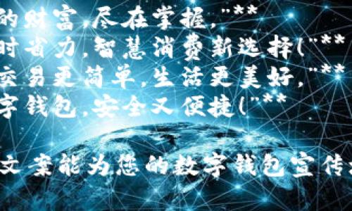 ### 數(shù)字錢包創(chuàng)意文案

1. **“輕松支付，精彩生活！”**
2. **“你的財富，盡在掌握?！?*
3. **“省時省力，智慧消費新選擇！”**
4. **“讓交易更簡單，生活更美好?！?*
5. **“數(shù)字錢包，安全又便捷！”**

希望這些文案能為您的數(shù)字錢包宣傳增添靈感！