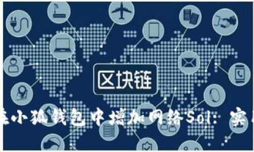 如何在小狐錢包中增加網(wǎng)絡(luò)Sol: 實(shí)用指南